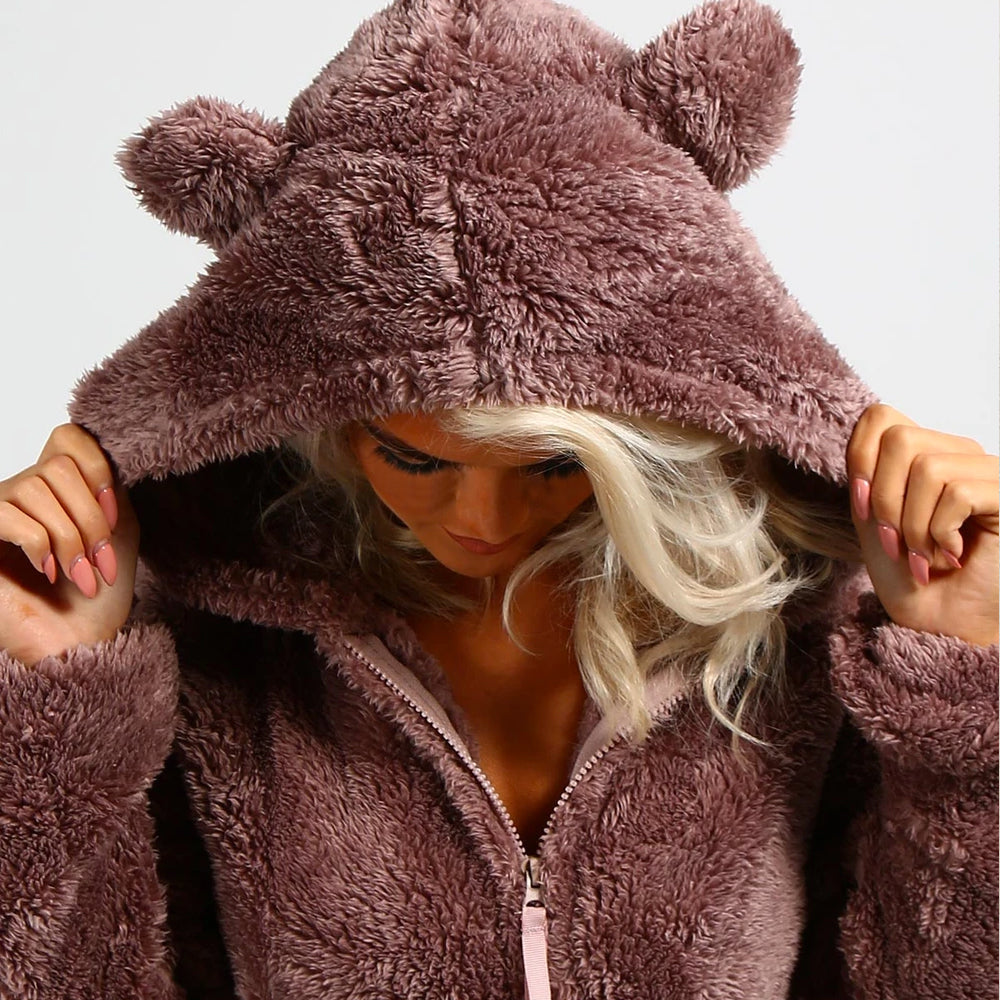 Levoire | Combinaisons Avec Capuche Zip Up Monopiece Pour Adultes Vêtements De Détente
