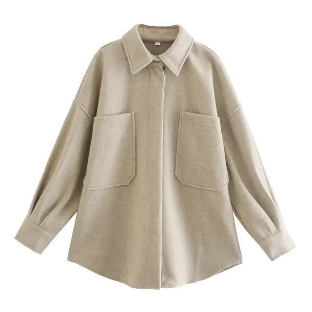 Levoire | Douillette Veste De Récolte De Vin Avec Grandes Poches Beige