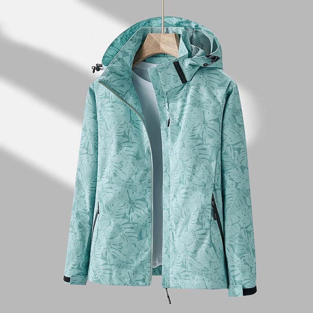Levoire | Veste Pratique Avec Capuche Pour Femmes Menthe verte
