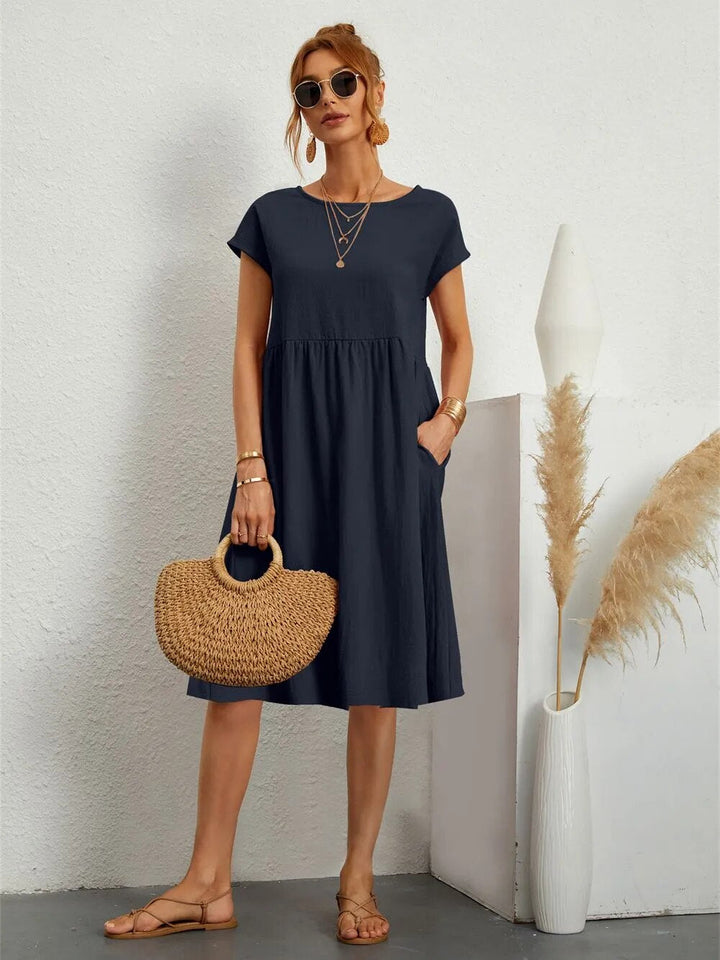 Levoire | Robe à imprimé floral Marine bleu