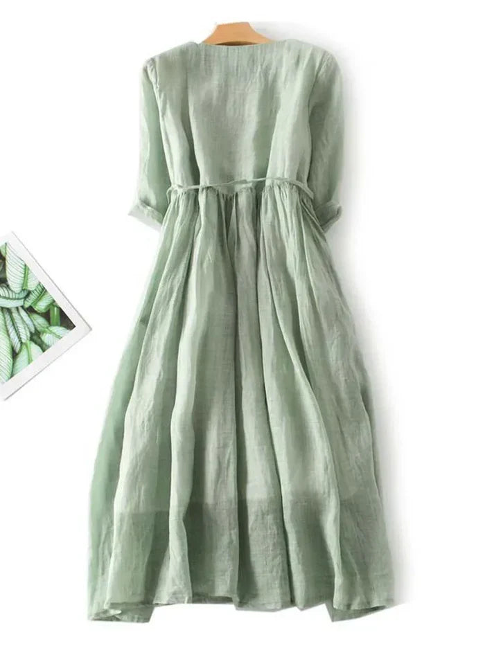 Levoire | Robe En Lin Élégante