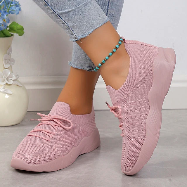 Levoire | Femmes Décontracté Confortable Baskets Rosa