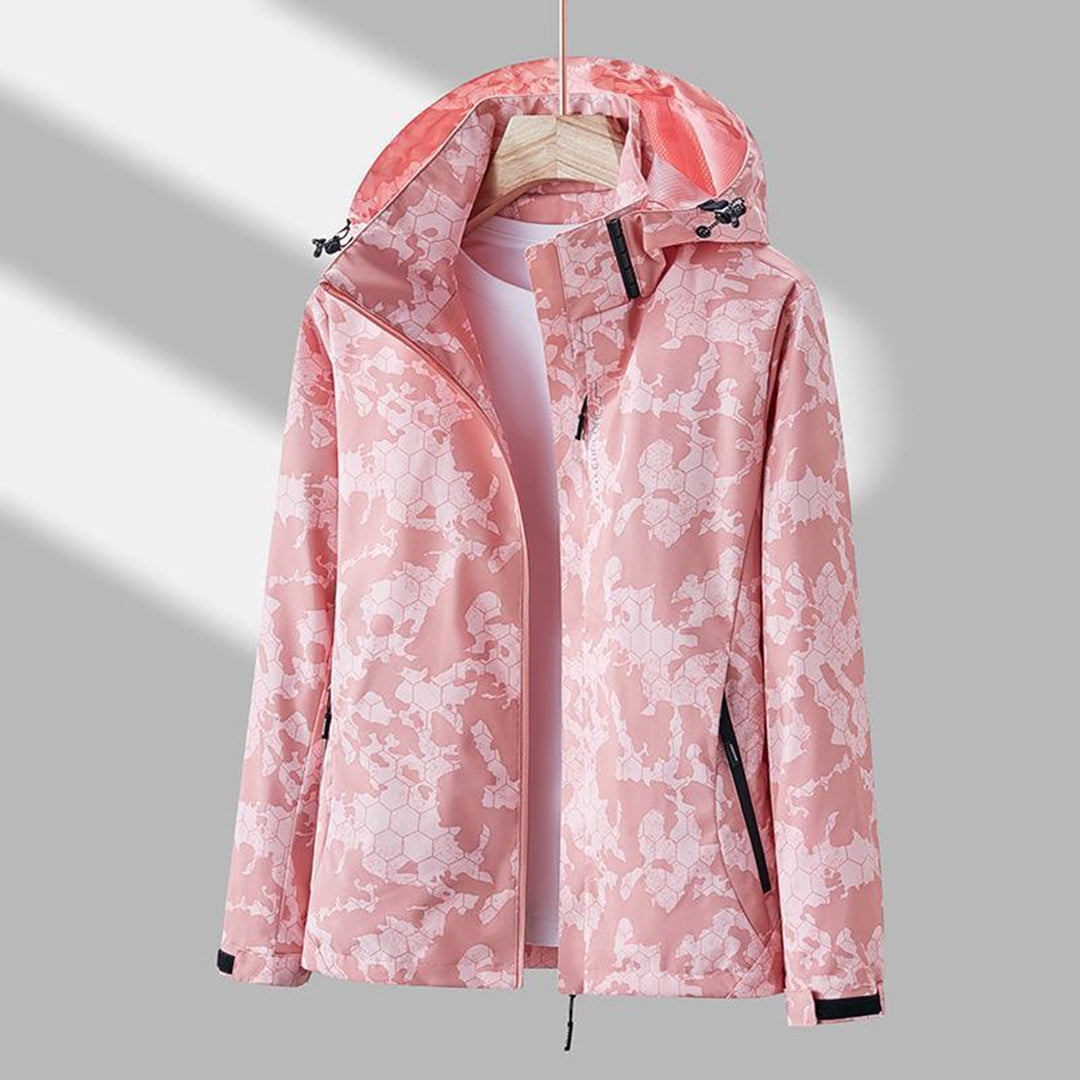 Levoire | Veste Pratique Avec Capuche Pour Femmes Rosa