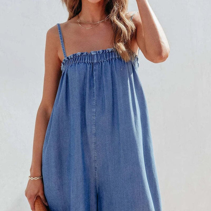 Levoire | Salopette En Denim Pour Un Style Décontracté
