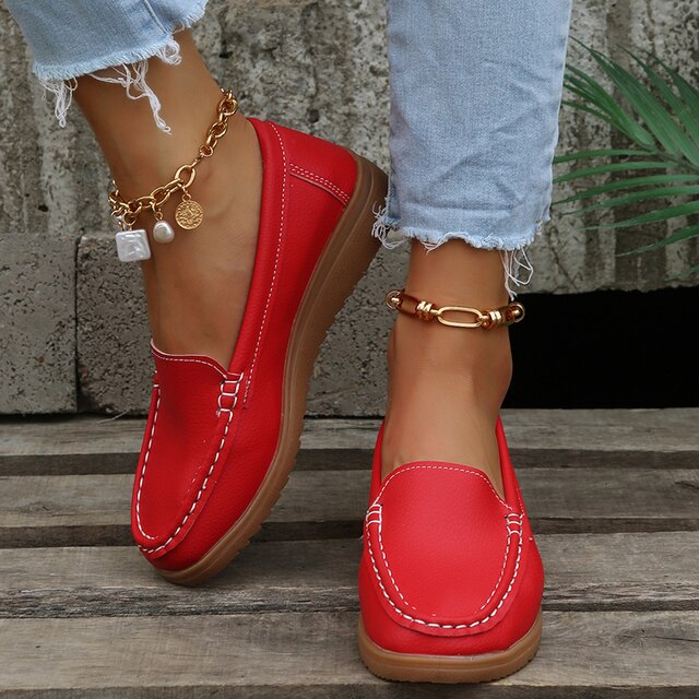 Levoire | Chaussures Plate Pour Femmes Rot