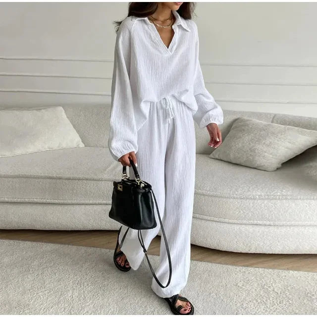 Levoire | Ensemble de printemps pour femmes Blanc