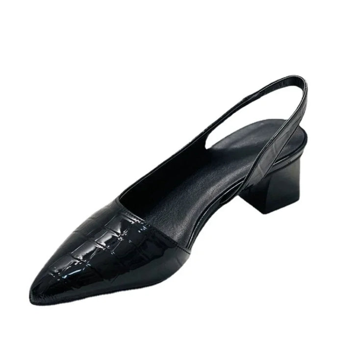 Levoire | Slingbacks Talons Korkoken À Tige Loivavarsi Avec Motif Crocodile