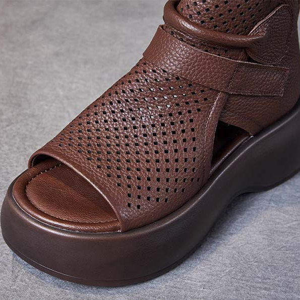 Levoire | Cuir Sandales Avec Semelle Orthopédique