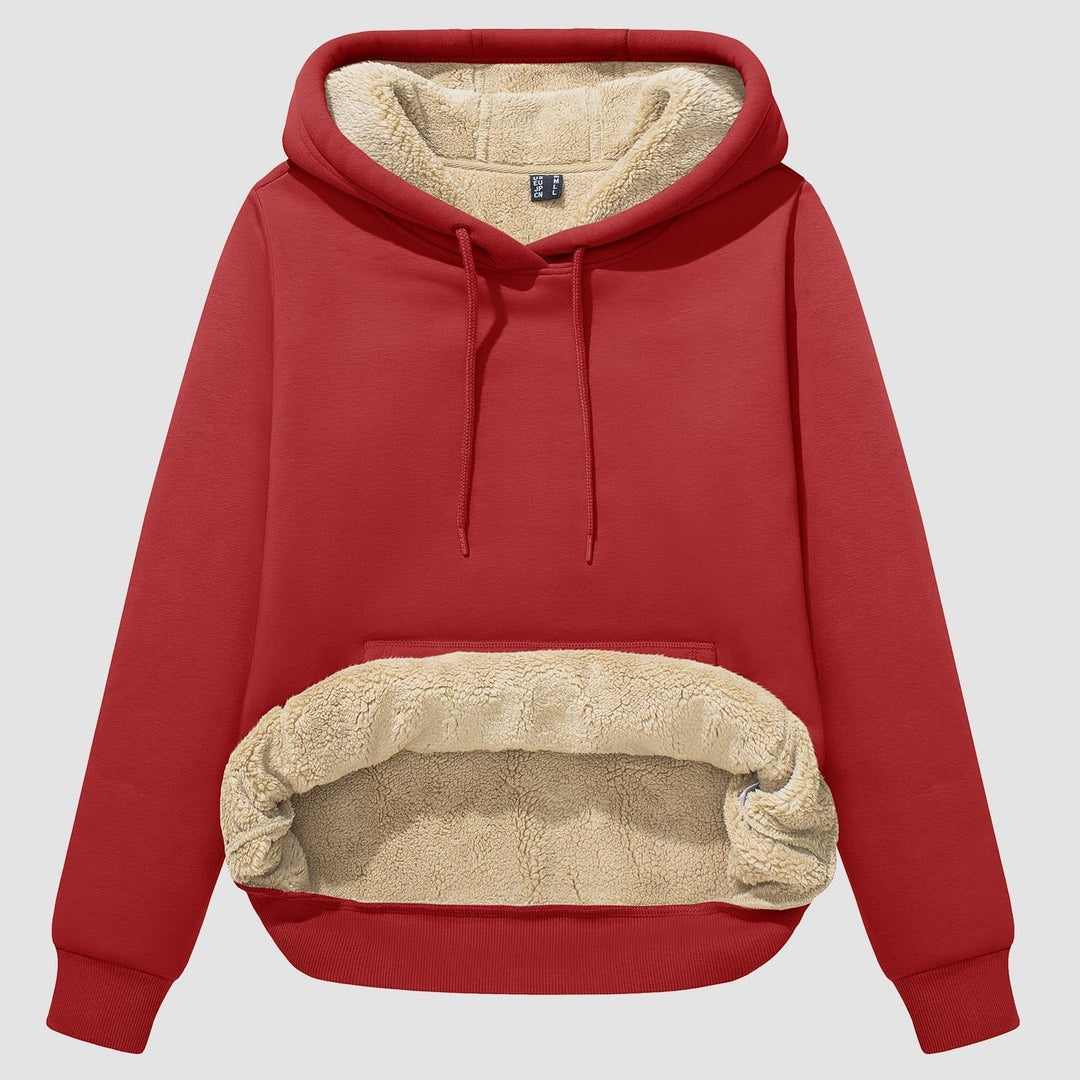 Levoire | Pull À Capuche En Sherpa Confortable Avec Doublure En Polaire Et Poche