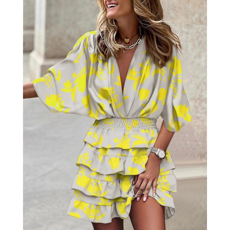 Levoire | Robe Polyvalente Avec Décolleté En V Gul