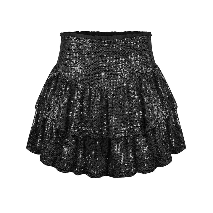 Levoire | Jupe à sequins brillants Noir