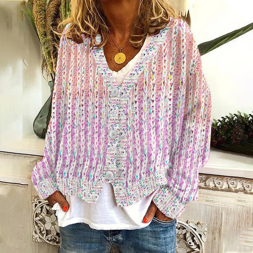 Levoire | Élégant Cardigan Pour Femmes Avec Impression Unique