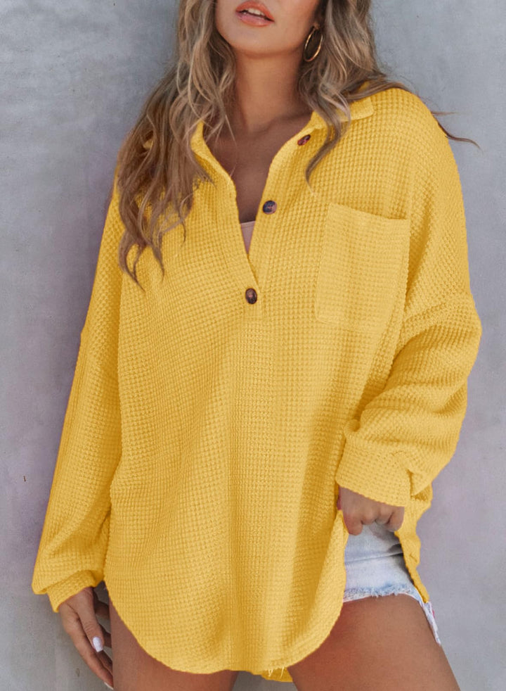 Levoire | Blazer à col V ouvert Jaune