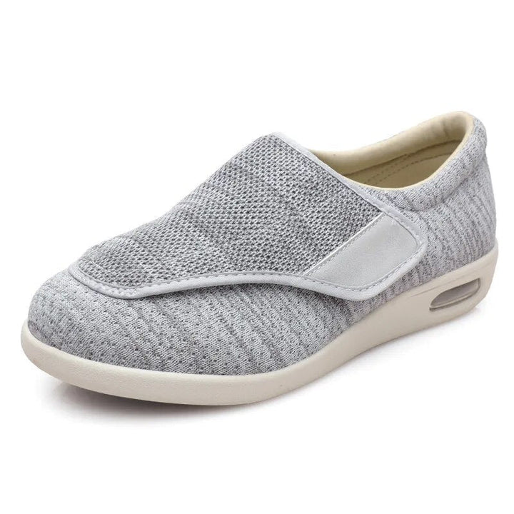Levoire | Large anti-slip comfort shoes with safe and stable steps Gris clair