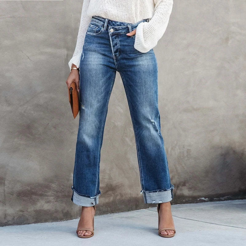 Levoire | Pantalons En Jean Élégants Pour Femmes