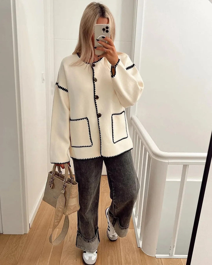 Levoire | Gilet En Tricot Avec Une Allure Luxueuse Blanc