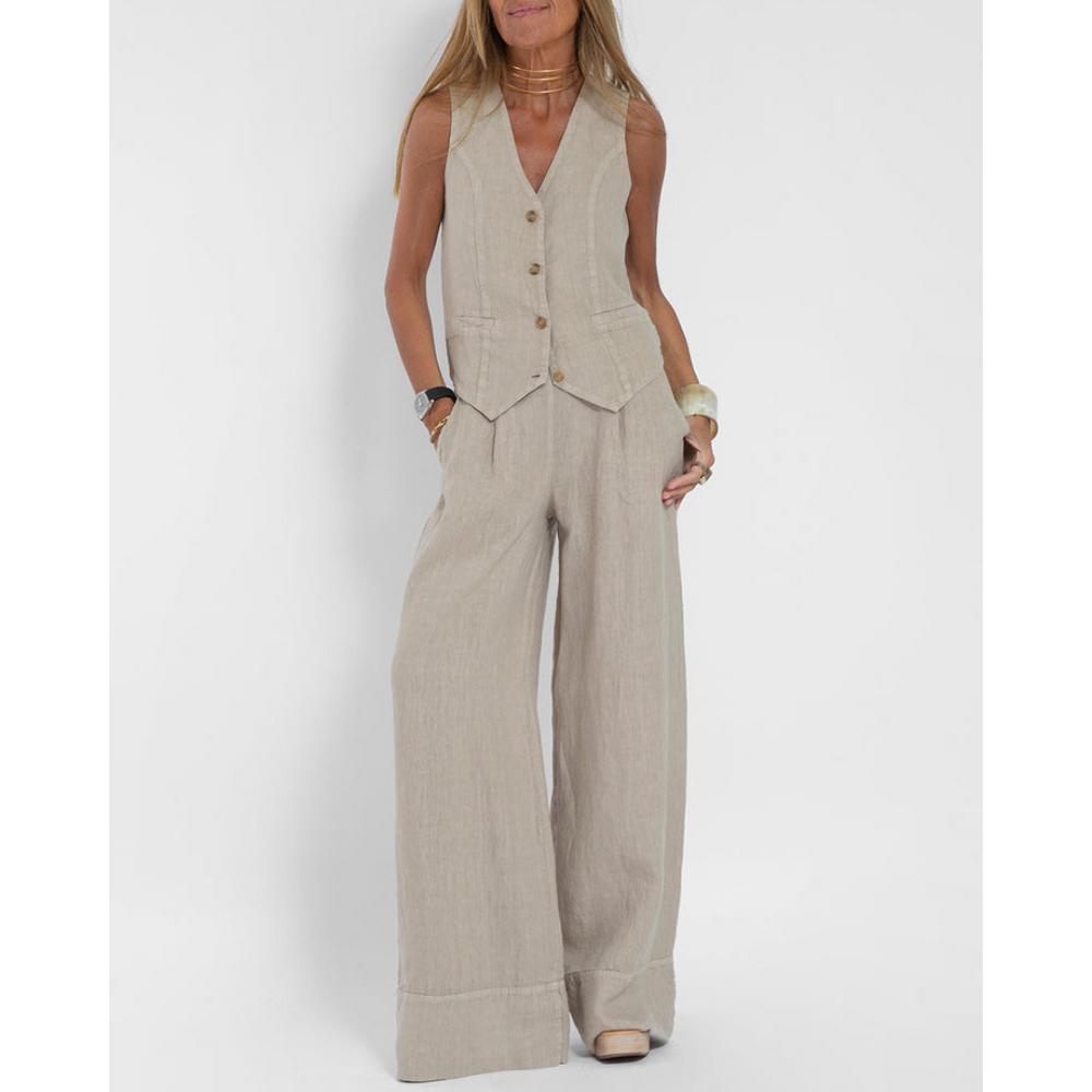 Levoire | Ensemble En Coton D'Été Beige