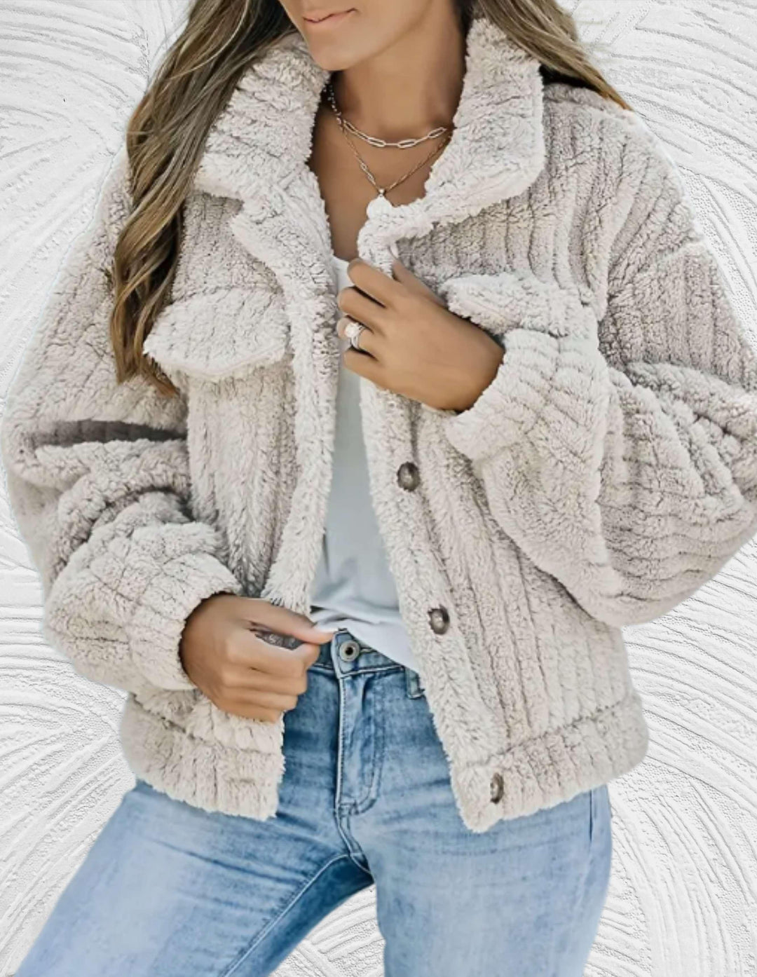 Levoire | Vestes D'Hiver Knusse Avec Imitation Bont Laiteux