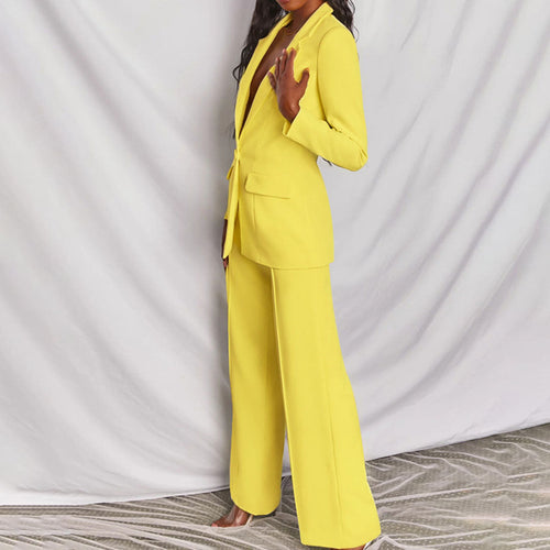 Levoire | Ensemble 2 Pièces Blazer & Pantalons Larges Femmes
