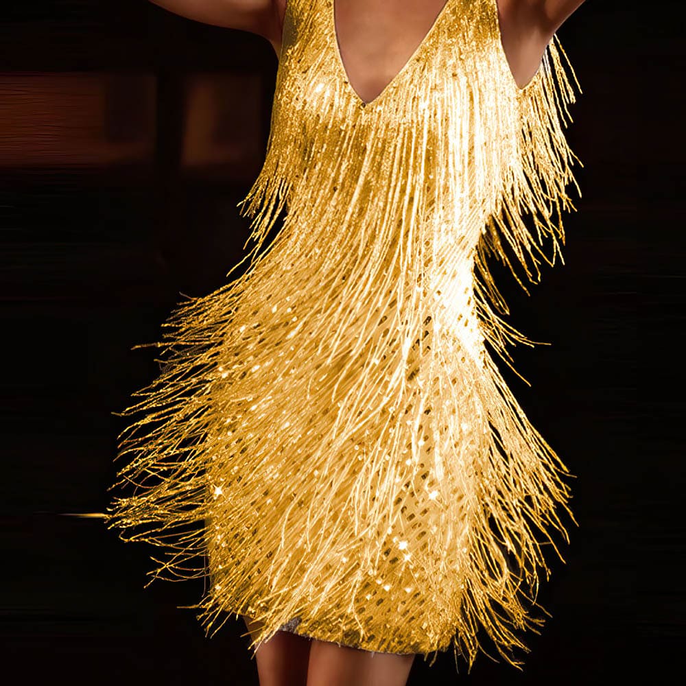Levoire | Robe À Décolleté En V Pour Femmes Jaune