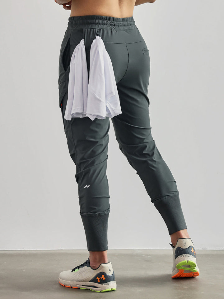 Levoire | Pantalons de jogging sportwear Gris foncé