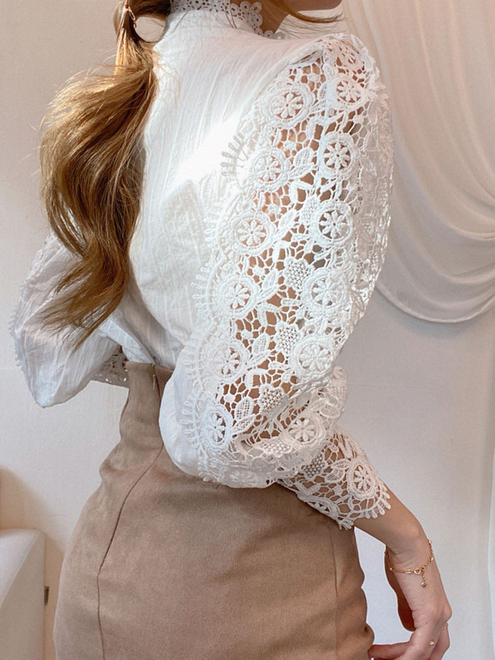 Levoire | Blouse en dentelle chic et élégante