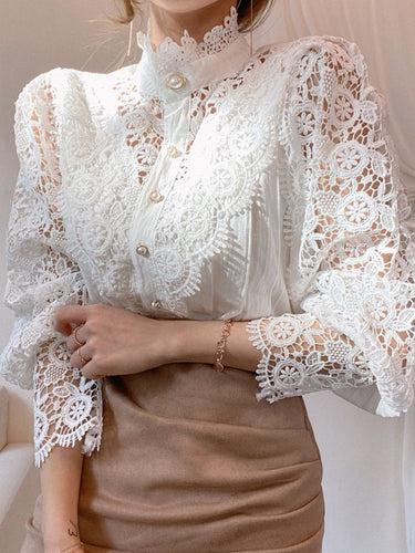 Levoire | Blouse en dentelle chic et élégante