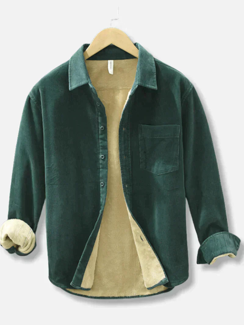 Levoire | Sweat-shirt manches longues en polaire avec poches Vert