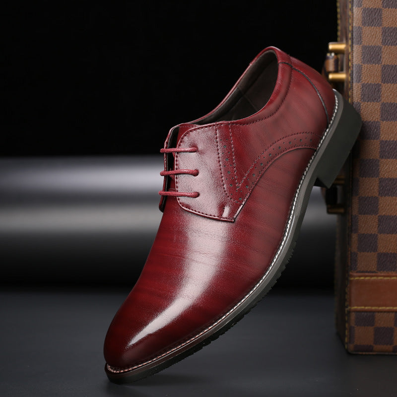 Levoire | Lace-Up Shoes For Men With Brogue Details