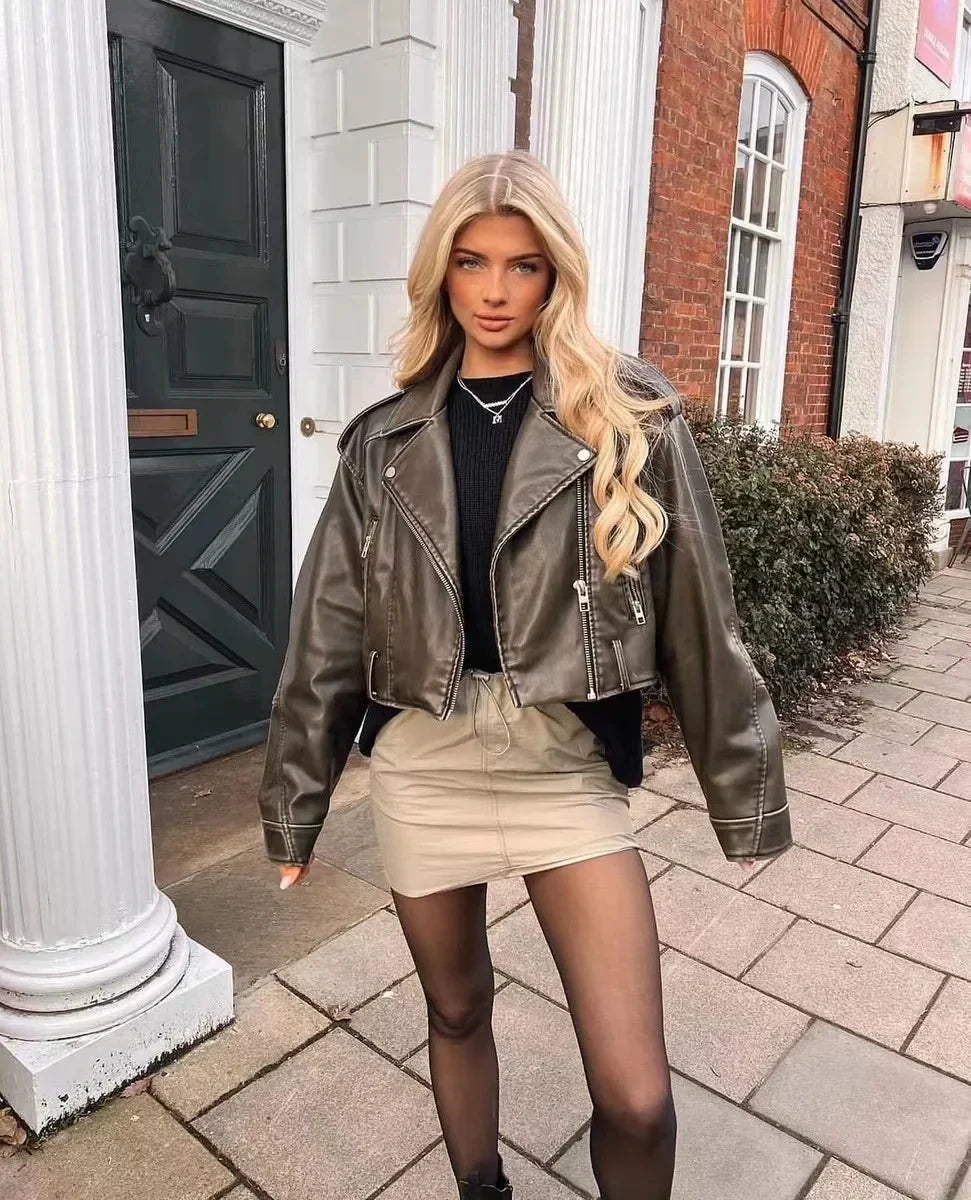 Levoire | Veste Bomber De Vendange Élégante Avec Fermeture Éclair