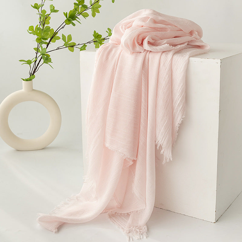 Levoire | Écharpe Douce Luxueuse Au Style Intemporel Rosa clair Une taille