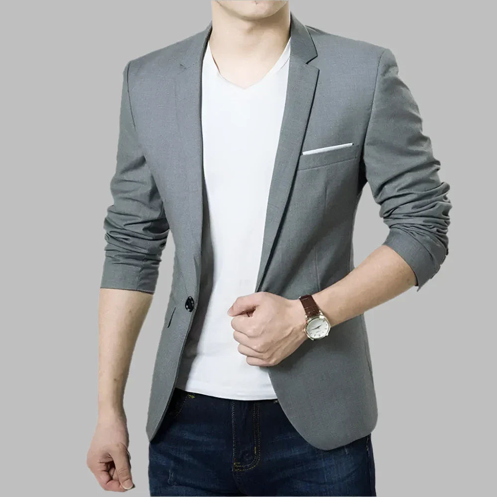 Levoire | Veste De Bureau Pour Hommes Pour Un Usage Quotidien Gris
