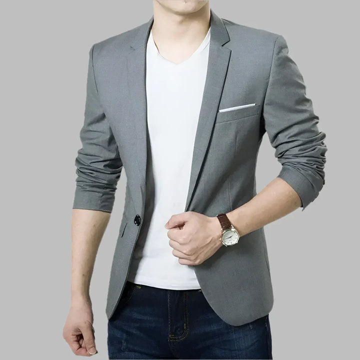 Levoire | Veste De Bureau Pour Hommes Pour Un Usage Quotidien Gris