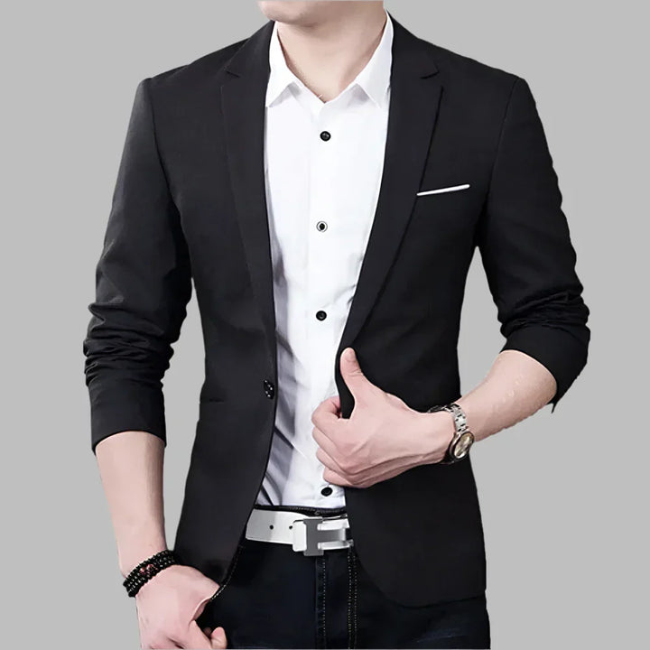 Levoire | Veste De Bureau Pour Hommes Pour Un Usage Quotidien Noir