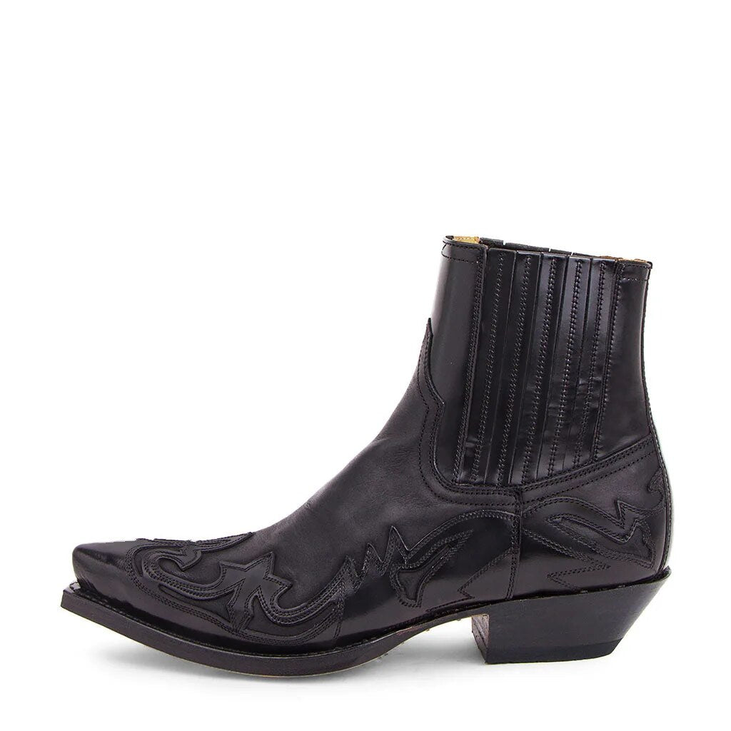 Levoire | Bottes De Cow-Boy Basses Unisex Noir