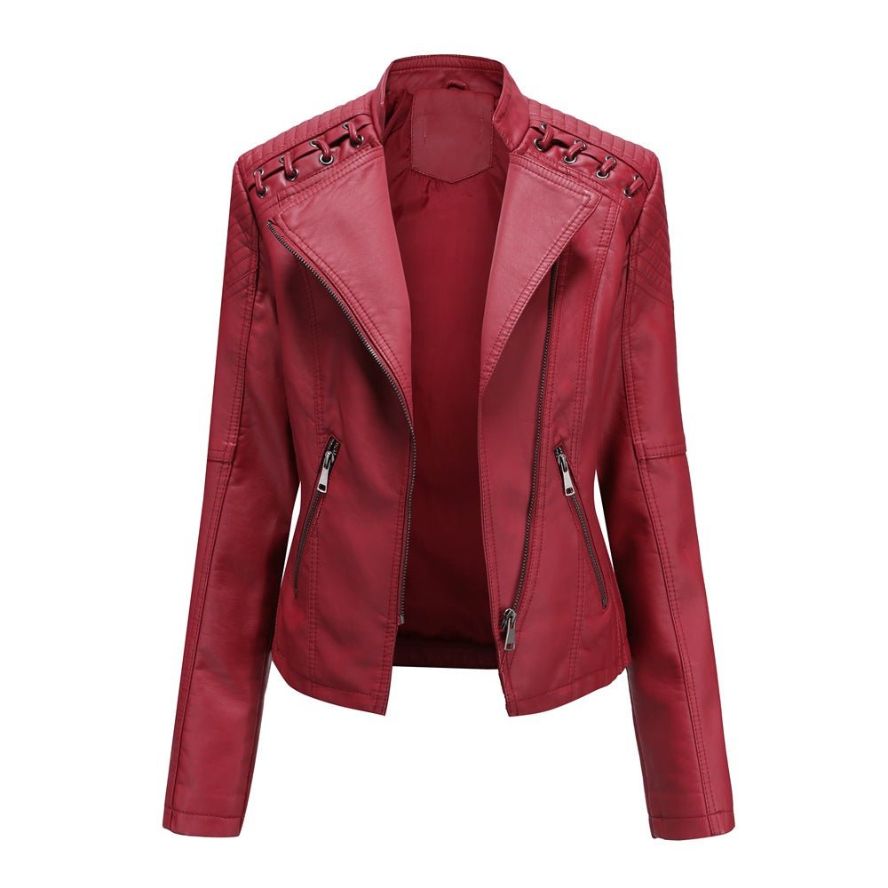 Levoire | Veste De Biker En Cuir Pour Femmes
