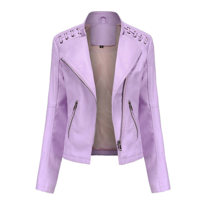 Levoire | Veste De Biker En Cuir Pour Femmes
