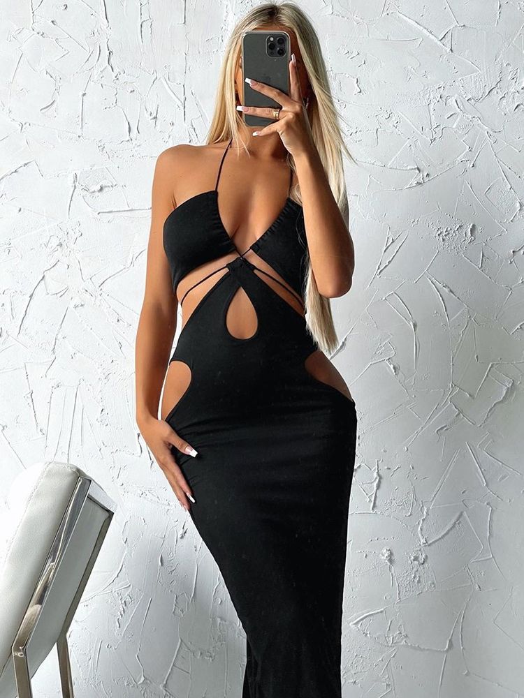 Levoire | Collection Dos Ouvert Robes Longues 06 Noir