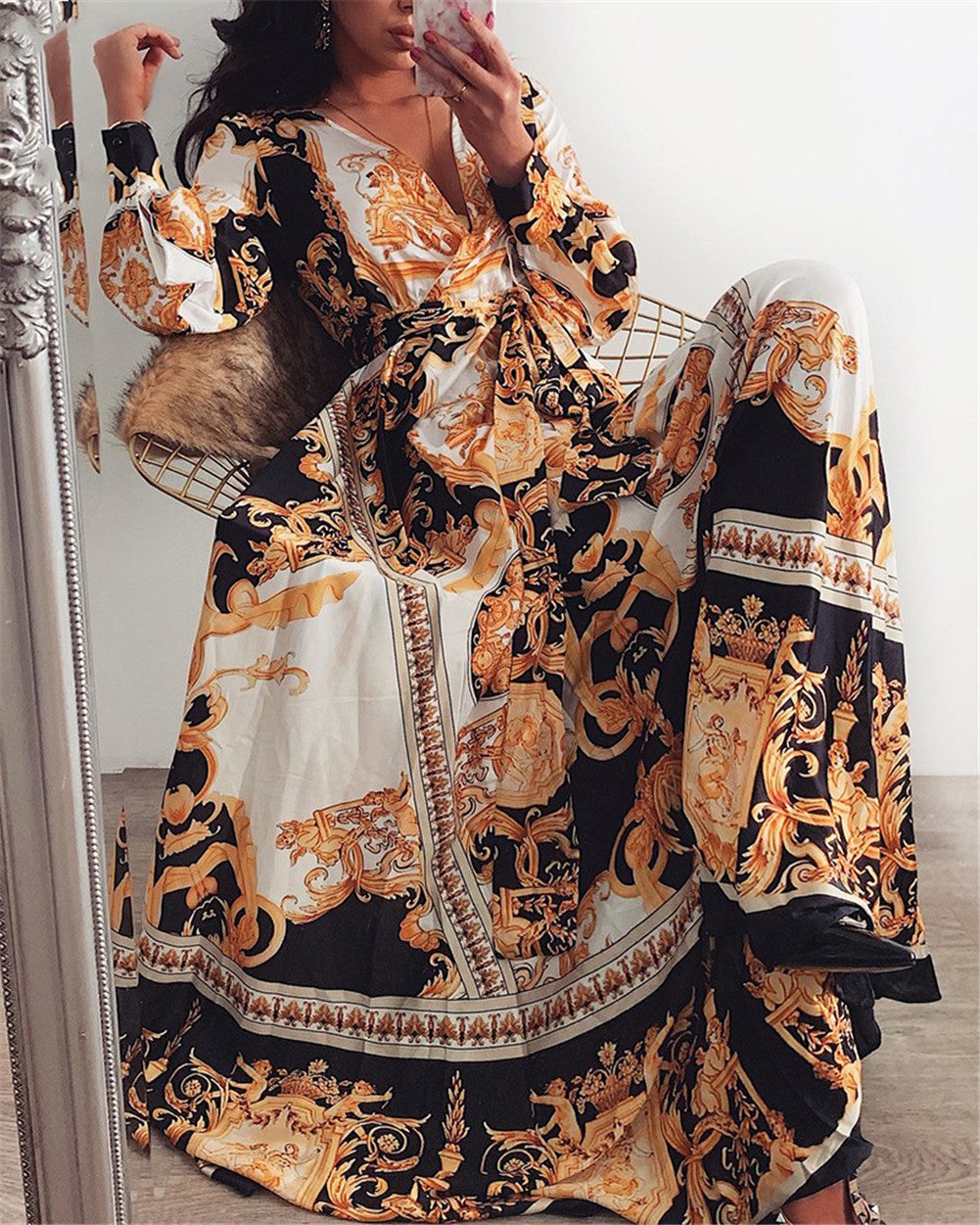 Levoire | Robe Portefeuille Levoire | Robe Pour Femmes Avec Fente