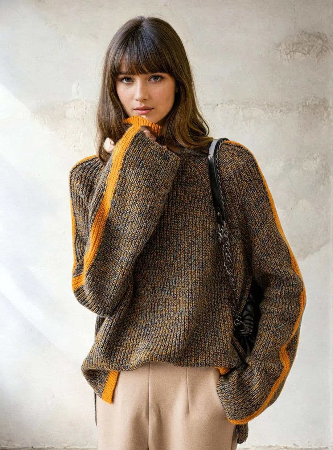 Levoire | Haut col en jersey avec un beau design TERESA