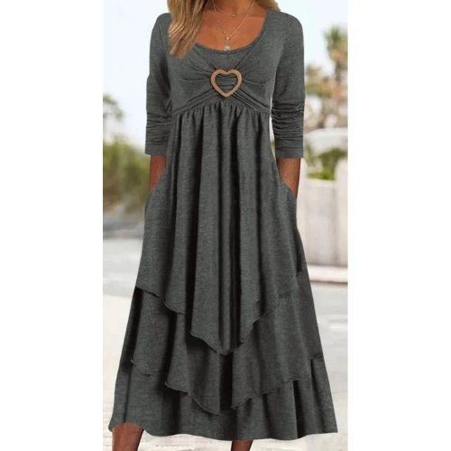Levoire | unie à manches longues Gris