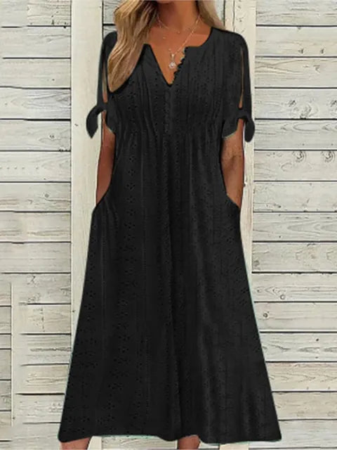 Levoire | Robe À Fleurs Tendance Vintage Noir S