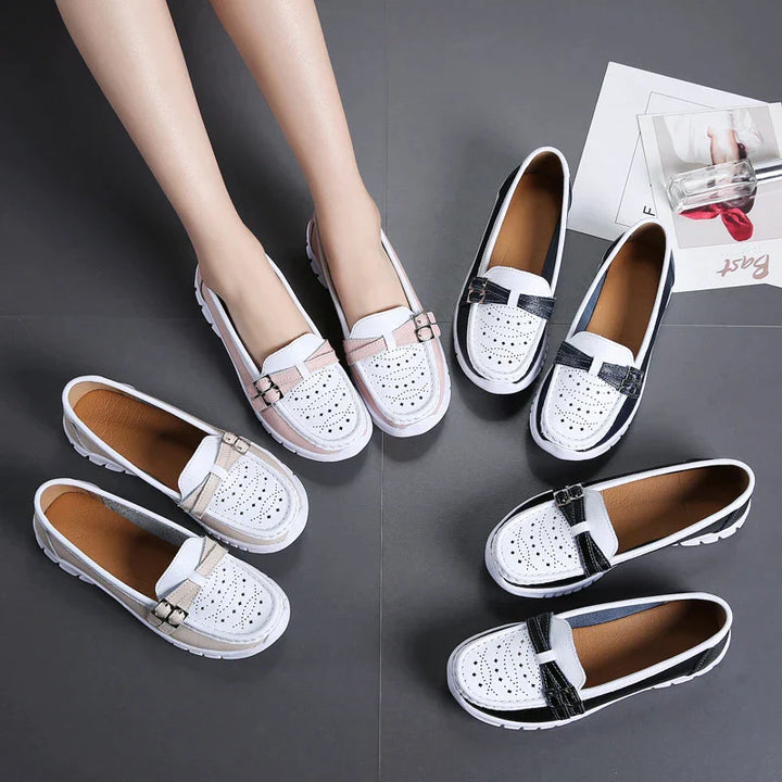 Levoire | Mocassins Pour Femmes Confortables Avec Détail De Ceinture