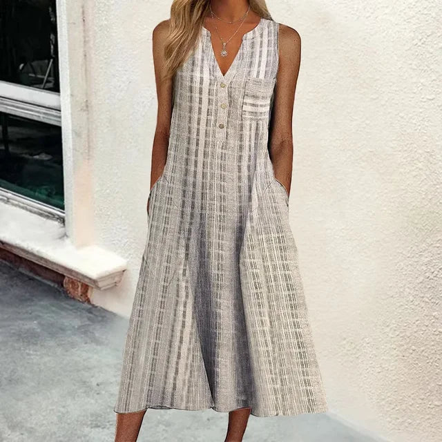 Levoire | Robe Chic Femme Raffinée gris clair