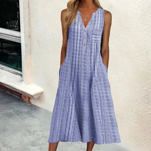 Levoire | Robe Chic Femme Raffinée Bleu