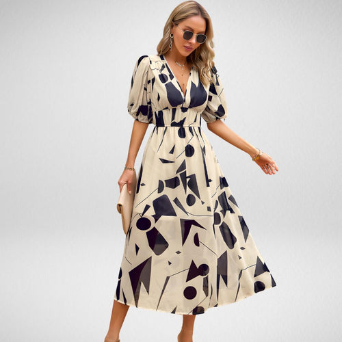 Levoire | Robe midi à décolleté en V