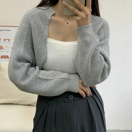 Levoire | Pull En Maille Sans Boutons À L'Avant