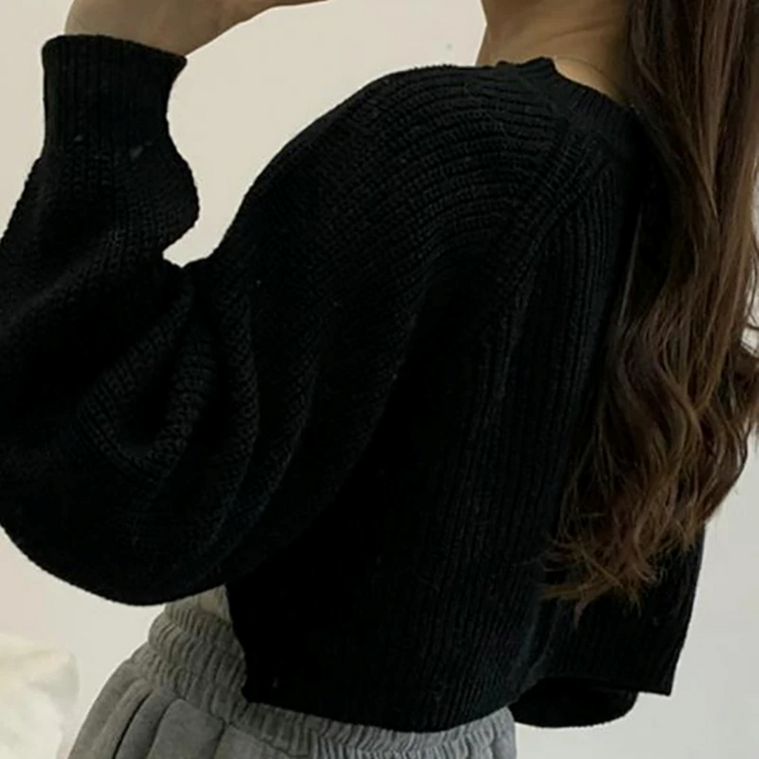 Levoire | Pull En Maille Sans Boutons À L'Avant