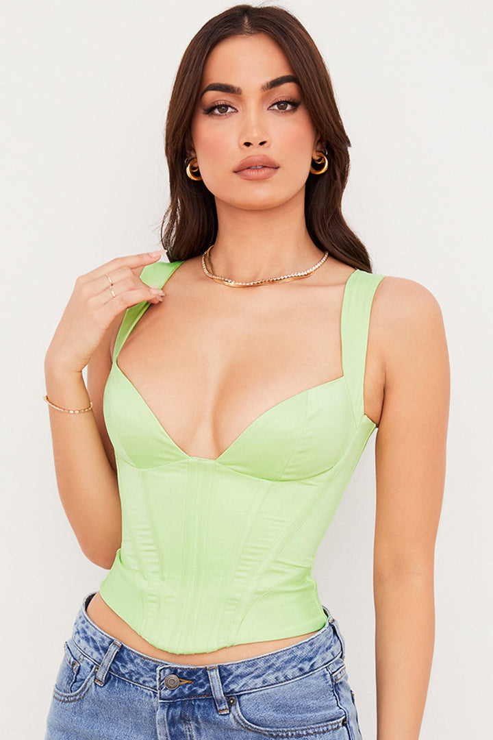Levoire | Corset Satin Noir