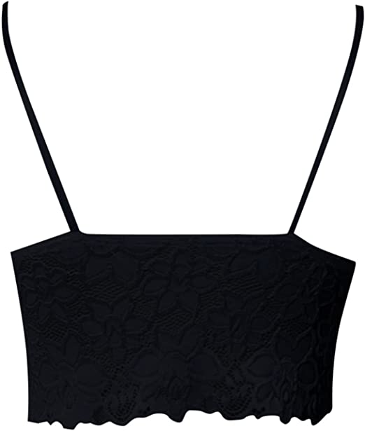 Levoire | Débardeur Crop En Dentelle Transparent